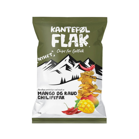 Kantefølflak – Mango og raud chilipepar