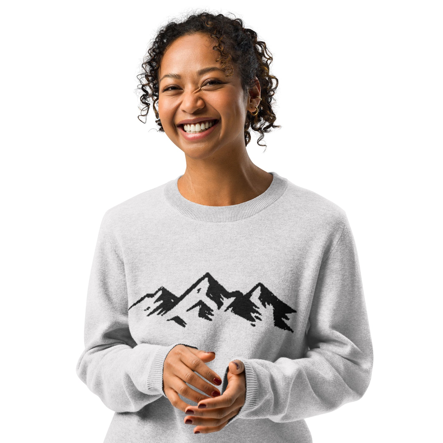 Strikkagenser med fjell (Unisex)