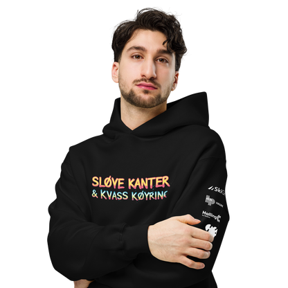 Sløve Kanter & Kvass Køyring – Unisex alt-for-stor hoodie