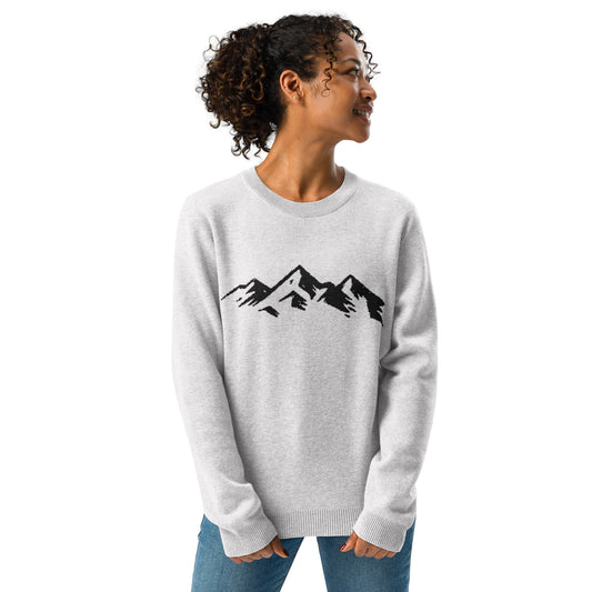 Strikkagenser med fjell (Unisex)