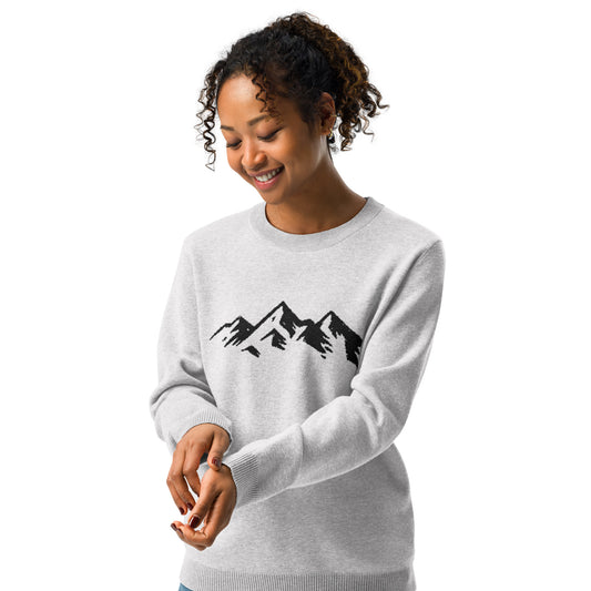 Strikkagenser med fjell (Unisex)